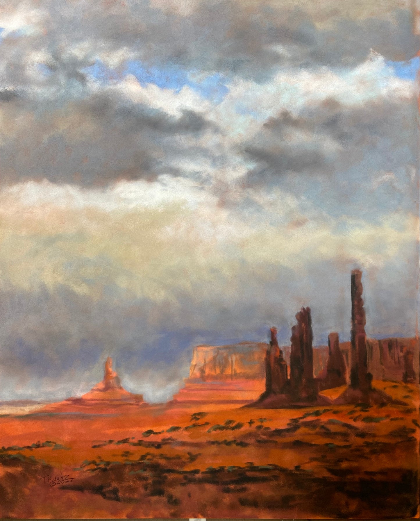 Soaring Vista Original Pastel (Prints Available)