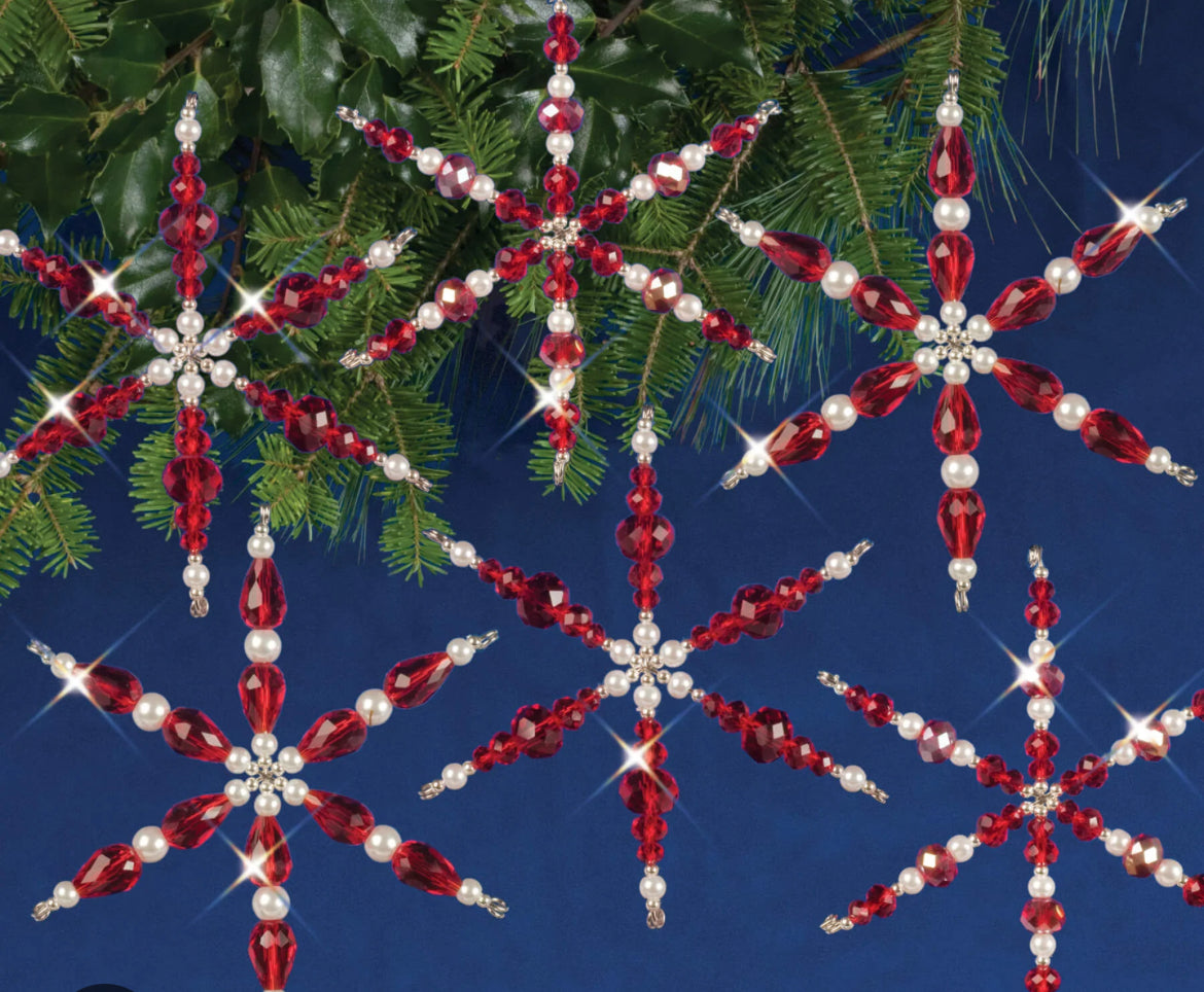 Gurls Nite Art~❄️ Beaded Snowflake and Give & Receive Ritual✨❤️