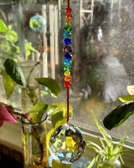Beaded Rainbow Prism-Large