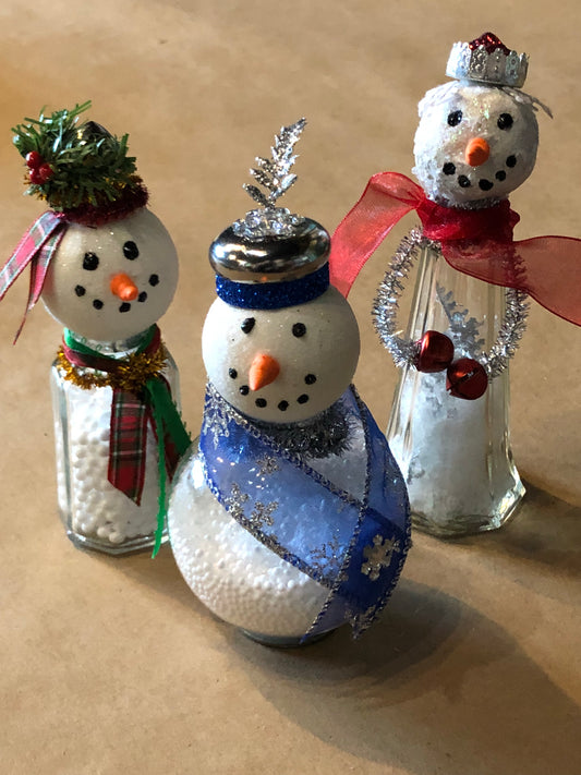 Shaker Snowmen -Holiday Decor Workshop